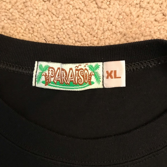 Paraiso Manila Philippines Graphic Tee Adult Size XL Mabuhay Retro Jeep Black - Picture 3 of 4